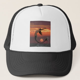 Sonnenuntergangtanz Truckerkappe