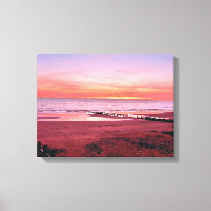 SONNENUNTERNEHMEN LEINWANDDRUCK