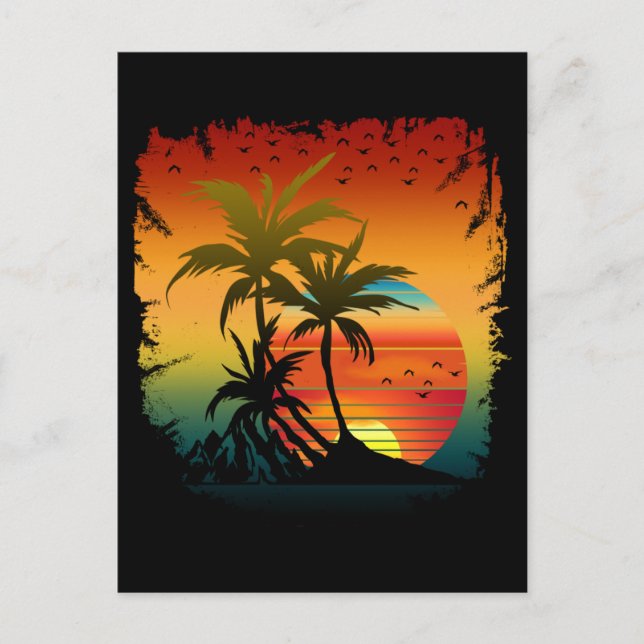 SONNENUNTERNEHMEN POSTKARTE (Vorderseite)