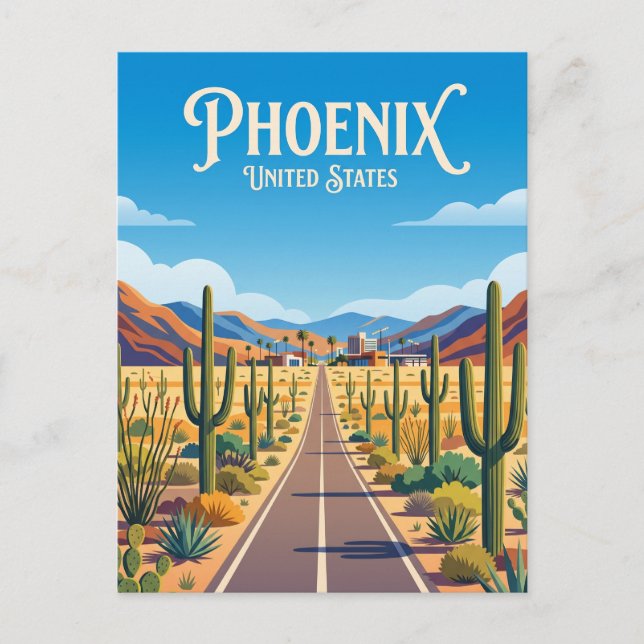 Sonnenvalley-Vororte Arizona Postkarte (Vorderseite)