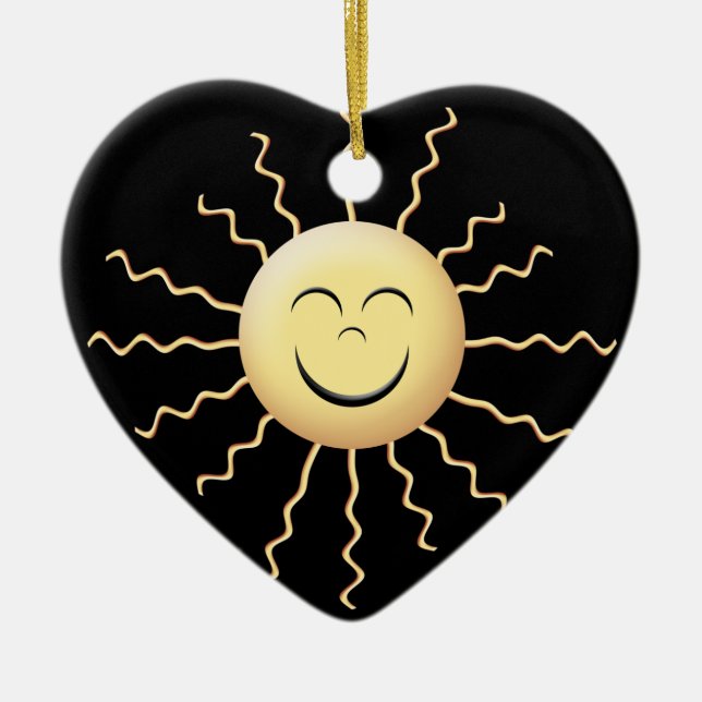 SONNENVERANSTALTUNG KERAMIKORNAMENT (Vorne)