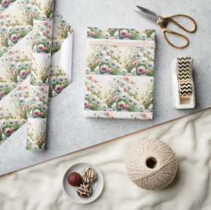 Sonnenverwöhnter Kosmosgarten Geschenkpapier