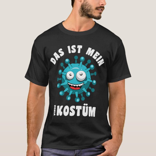 Sonnenvirus-Bakterien Bazille-Kostüm T-Shirt (Vorderseite)