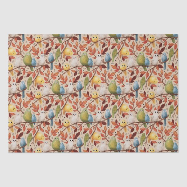 Sonnenvögel (Sapling) Seidenpapier (Vorderseite)