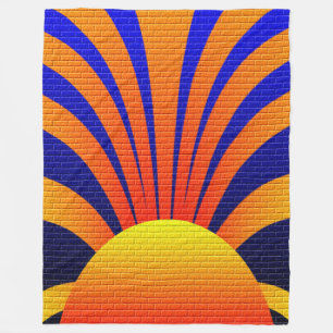 Sonnenwand Fleecedecke