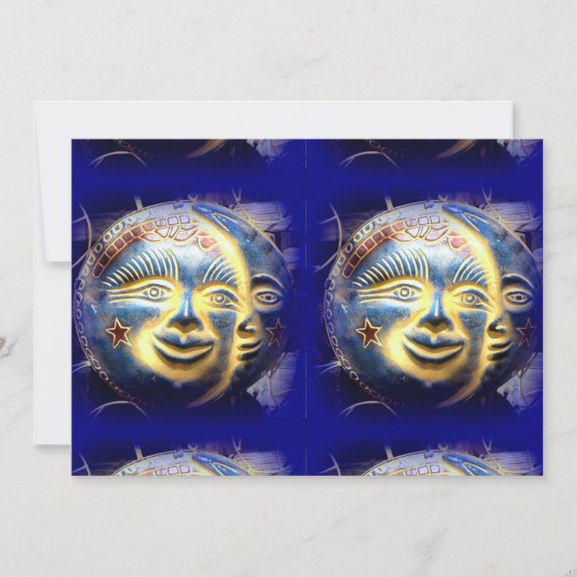 Sonnenwand/Mondgesicht Einladung (Vorderseite)