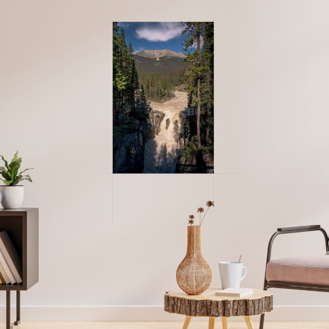 Sonnenwapta-Fälle, Wasserfall-Fotografie Poster (Wohnzimmer 3)