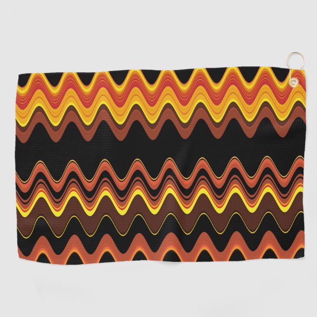 SONNENWELLEN GOLFHANDTUCH (Horizontal)