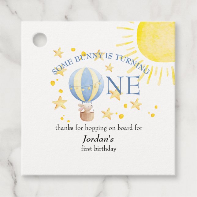 Sonnenwende 1. Geburtstag um die Sonnenjungen Geschenkanhänger (Vorderseite)