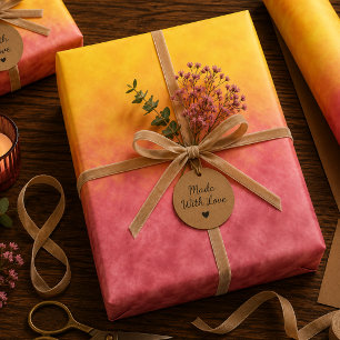 Sonnenwende-Blüte Geschenkpapier Set