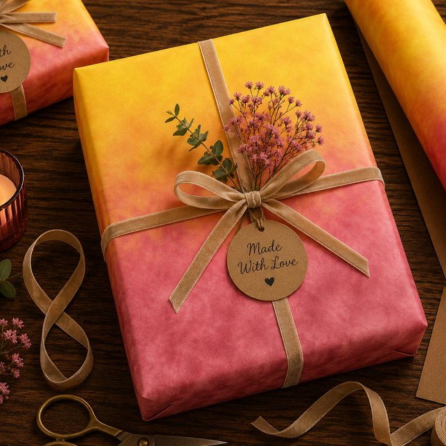 Sonnenwende-Blüte Geschenkpapier Set (Von Creator hochgeladen)