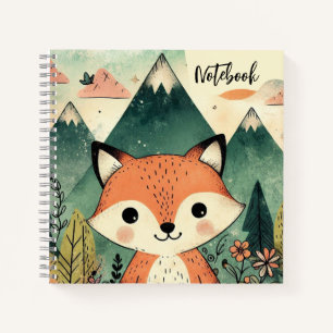 Sonnenwende Fuchs – Sonnenuntergang in der Kakteen Notizbuch