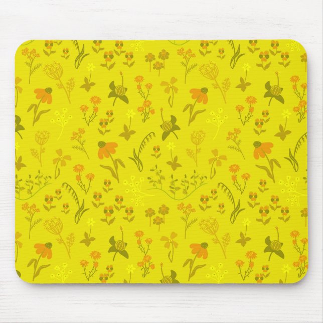 Sonnenwiese-Blume Mousepad (Vorne)