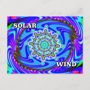 SONNENWIND (Sie können die Wörter ändern), Postkarte