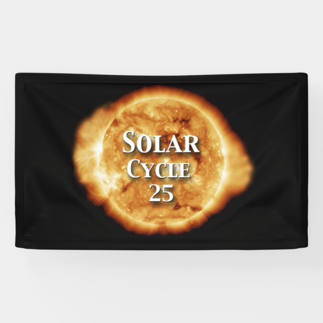 Sonnenzyklus 25 Active Sun Banner (Horizontal)