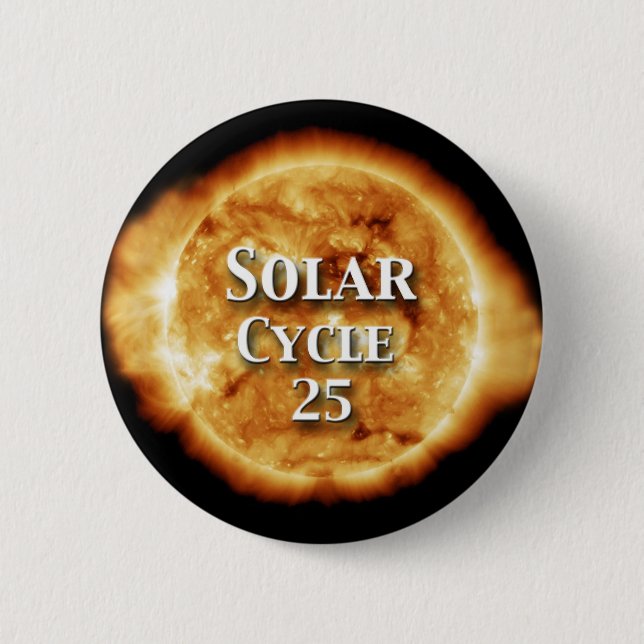 Sonnenzyklus 25 Active Sun Button (Vorderseite)