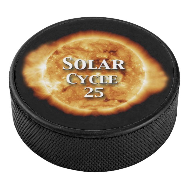 Sonnenzyklus 25 Active Sun Eishockey Puck (3/4)
