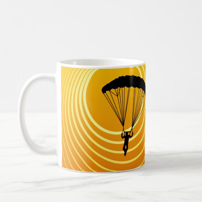 Sonneszene Skydiver Tasse (Links)