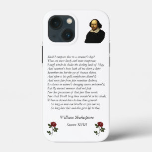 Sonnet # 18 von William Shakespeare Case-Mate iPhone Hülle
