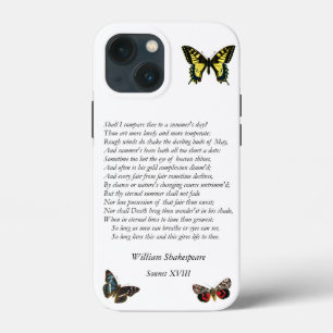 Sonnet # 18 von William Shakespeare Case-Mate iPhone Hülle