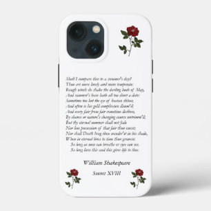 Sonnet # 18 von William Shakespeare Case-Mate iPhone Hülle