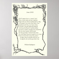 Sonnet # 18 von William Shakespeare