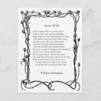 Sonnet # 18 von William Shakespeare