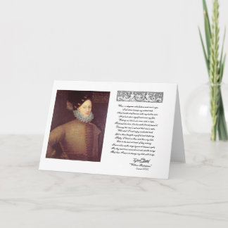 Sonnet 29 with Edward De Vere Karte
