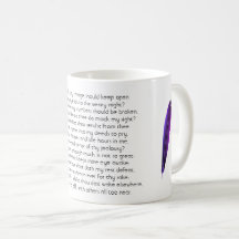 Sonnet Shakespeare 61 | Zwei-Tone-Tasse