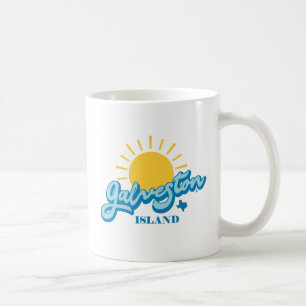 Sonnig! Galveston Island Texas Kaffeetasse