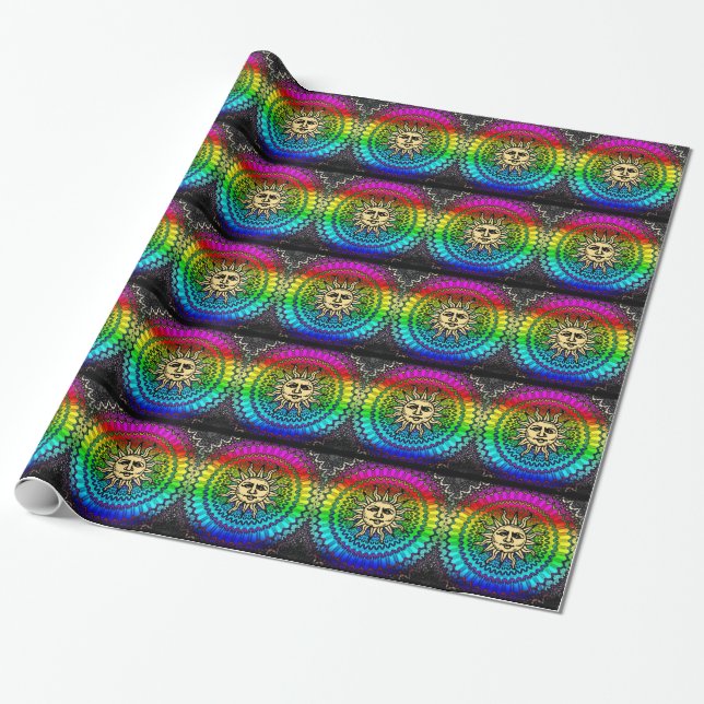 sonnig geschenkpapier (Ungerollt)