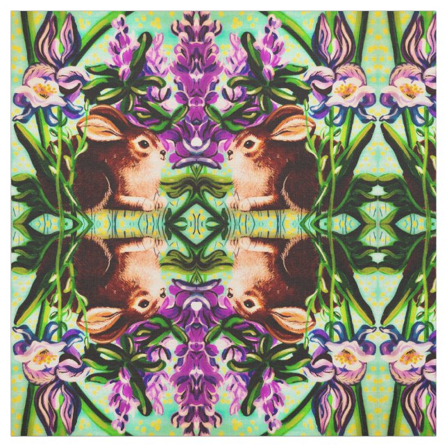 Sonnig in der Runde Stoff (Muster)