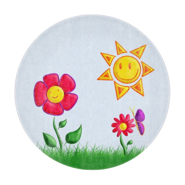 sonnig  schneidebrett (Vorderseite)