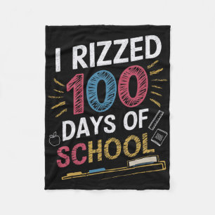 Sonnige 100 Tage der Schule 100. I Rizzed 100 Tage Fleecedecke