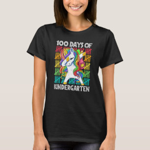 Sonnige 100 Tage Kindergarten Einhorn Frauen unter T-Shirt