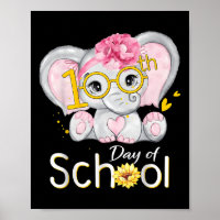 Sonnige 100 Tage Shirt Elefant 100. Tag