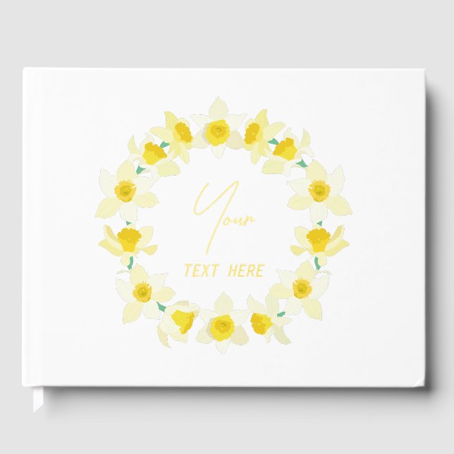 Sonnige Affodien. Gästebuch (Vorderseite)