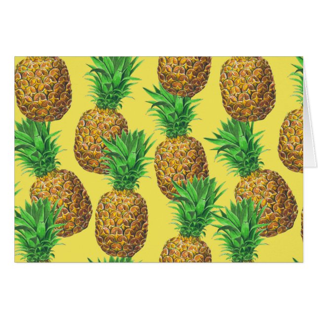 Sonnige Ananas (Vorderseite (Horizontal))