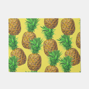 Sonnige Ananas Fußmatte