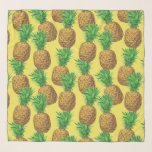 Sonnige Ananas Schal<br><div class="desc">Ich hatte Ananas mit Tintenmarkern auf dem Papier gezeichnet, dann habe ich das Muster in Fotoshop gemacht.</div>