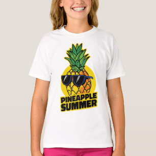 Sonnige Ananas: Sommerlaune mit Sonnenbrille T-Shirt