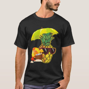 Sonnige Ananas Sonnenbrille Coconut Exotic Tropica T-Shirt