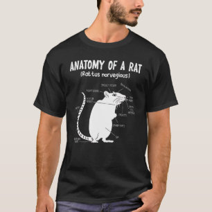 Sonnige Anatomie der Ratte T-Shirt