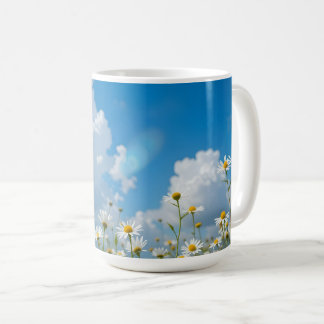 Sonnige Blütenblätter Kaffeetasse