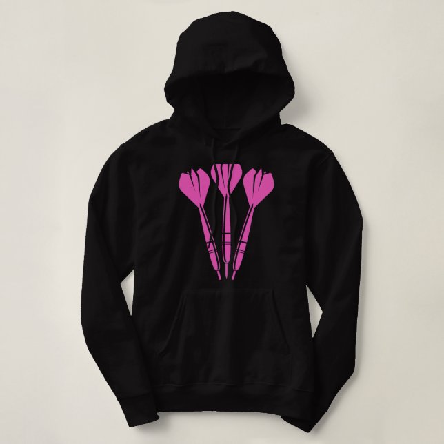 Sonnige Darts für Darts Spieler Pally 20 Darts Dar Hoodie (Design vorne)