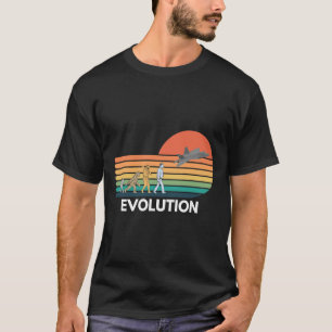 Sonnige Evolution des Flugzeugs nach Art F22 T-Shirt