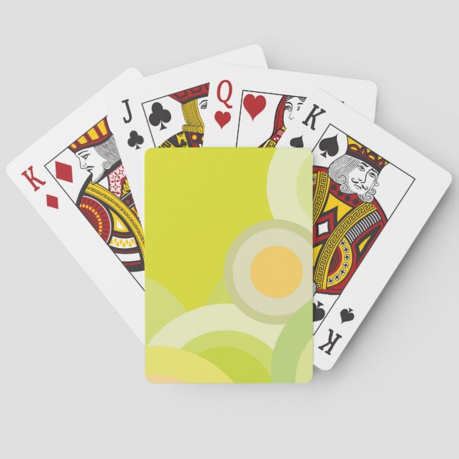Sonnige Farben Spielkarten (Rückseite)
