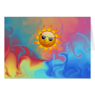 Sonnige Feuer-und Eis-Karte