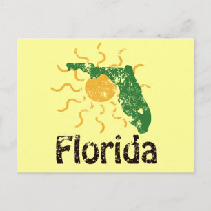 Sonnige Florida-Postkarte Postkarte