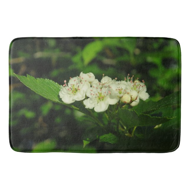 Sonnige Frühlingsblumen oder Ihr Bild Bath Mat Badematte (Vorderseite)